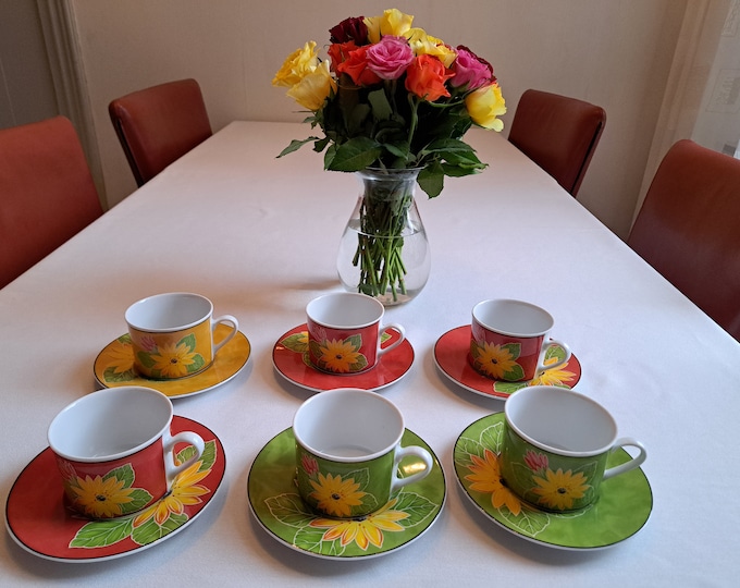 Winterling Marktleuthen Bavaria tea/coffee cups (6 pers.)