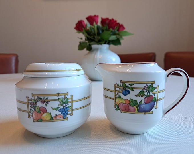 Villeroy & Boch Mon Jardin cream set, sugar bowl and cream jug