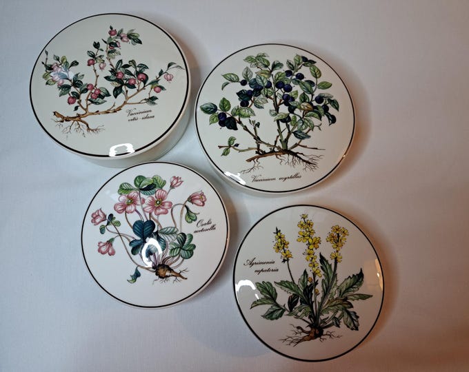 Villeroy & Boch Botanica Bonbonniere (large and medium size), lidded box, jewelry box, candy box