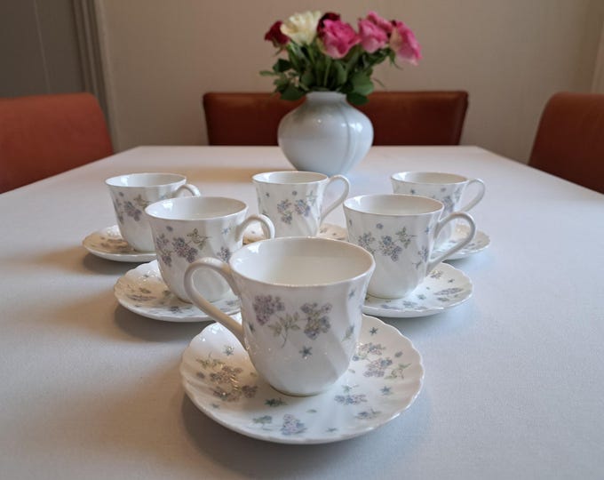Wedgwood April Flowers mocha/espresso service (6 pers.)