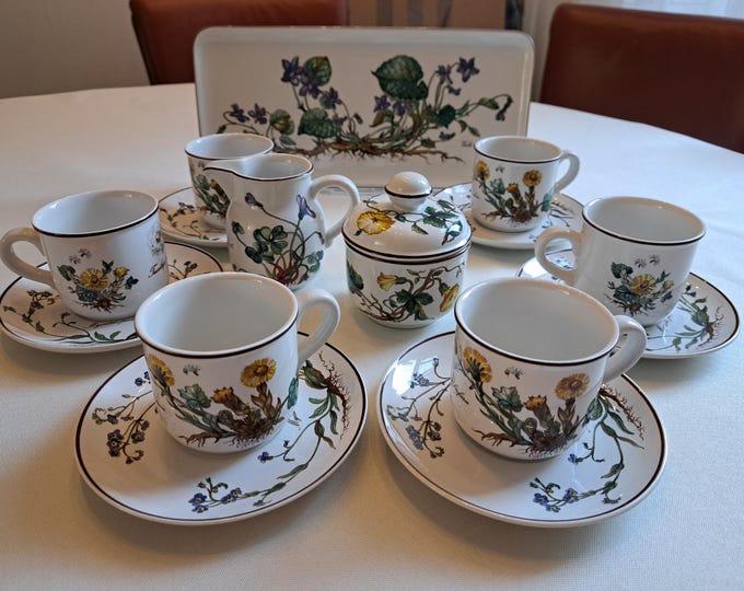 Villeroy & Boch Botanica coffee set (6 pers.), coffee cups, cream set