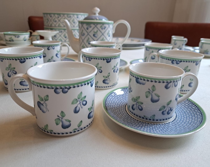 Villeroy & Boch Provence individual tableware: cup and saucer, cup, coffee pot