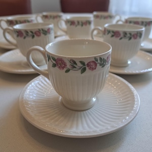 Wedgwood Edme Rosalind espresso service (8 pers.), espresso cup, mocha cup, coffee cup