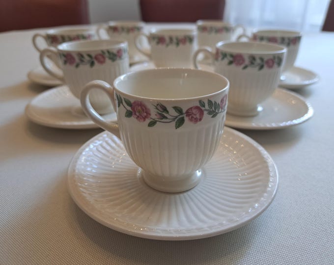 Wedgwood Edme Rosalind espresso service (8 pers.), espresso cup, mocha cup, coffee cup