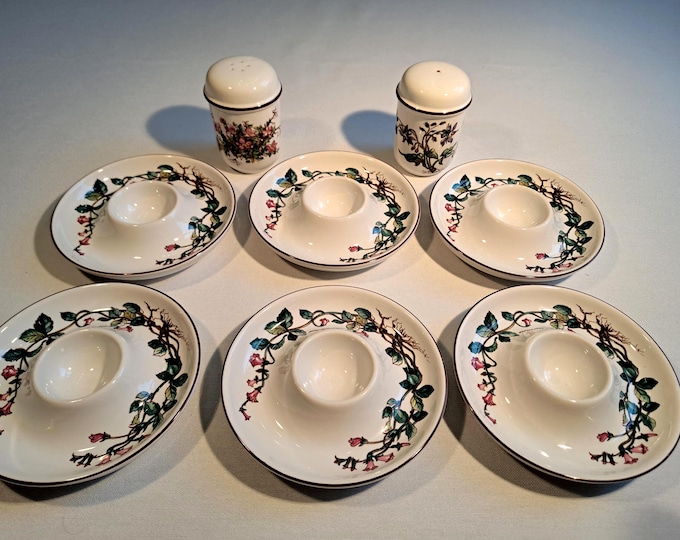 Villeroy & Boch Botanica breakfast set (6 pers.), egg cups, salt and pepper shakers