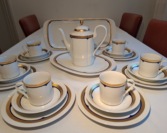 Scherzer Bavaria porcelain coffee set (6 persons)