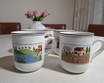 Villeroy & Boch Naif pojedyncze filiżanki, filiżanka do herbaty, spodek, filiżanka do kawy, filiżanka do espresso, kubek