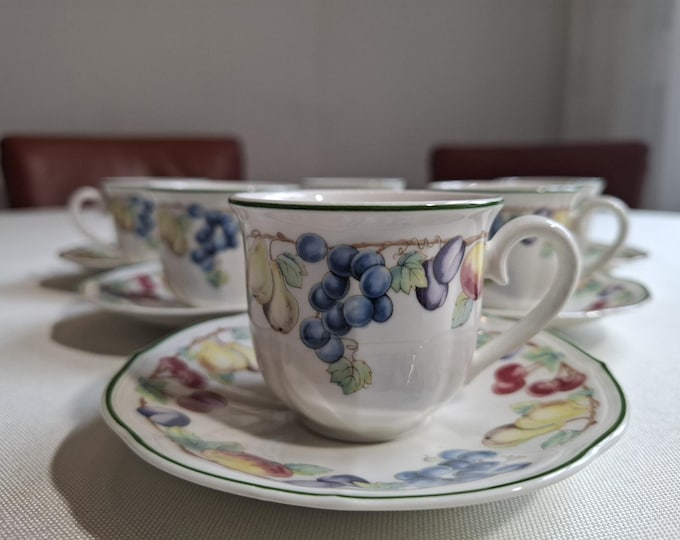 Villeroy & Boch Melina mocha/espresso set (6 pers.), espresso cup and saucer