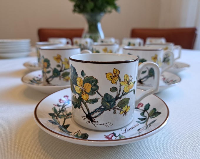 Villeroy & Boch Botanica mocha/espresso service (6 pers.), mocha/espresso cup and saucer