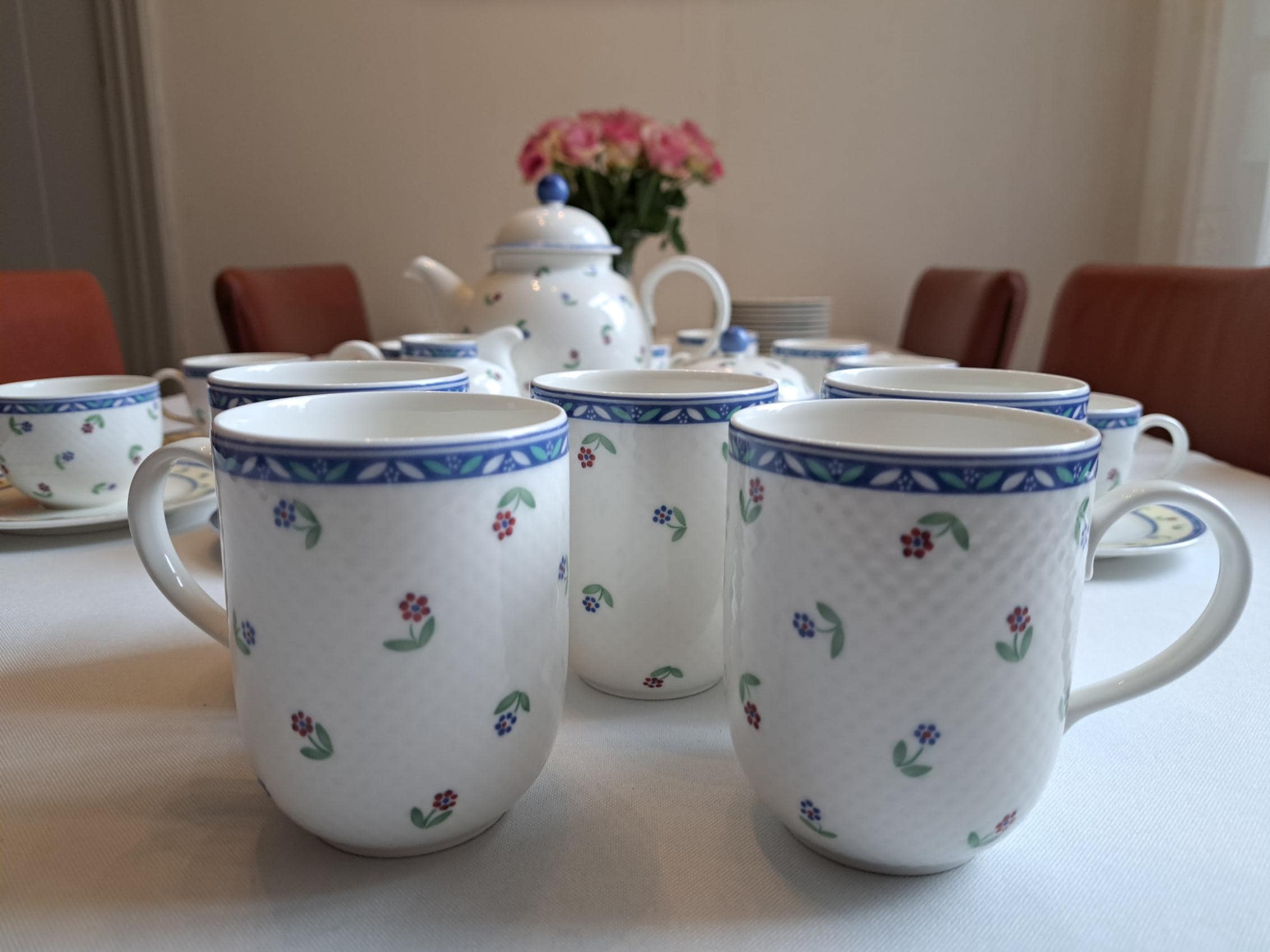 Villeroy&Boch ビレロイ＆ボッホ ADELINE アデリン ティーセ Villeroy & Boch Tipo Adeline coffee set (5 pers.), coffee cup, mug