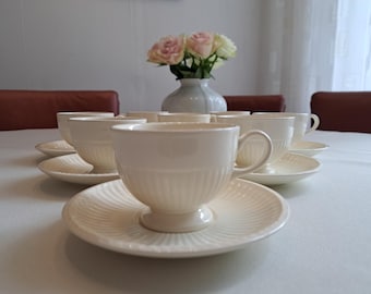Wedgwood Edme coffee/tea set (8 pers.), teacup, coffee cup, cup and saucer