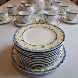 Villeroy & Boch Tipo Adeline cake service (10 pers.), cake plate, cake, plate, cake plate