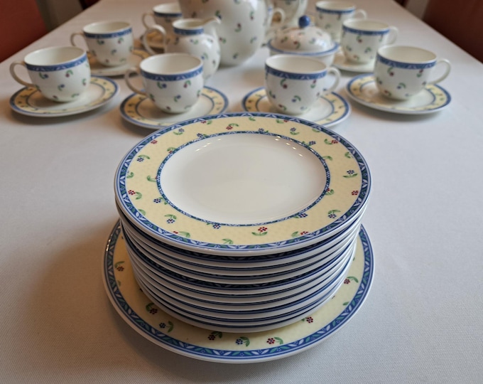 Villeroy & Boch Tipo Adeline cake service (10 pers.), cake plate, cake, plate, cake plate