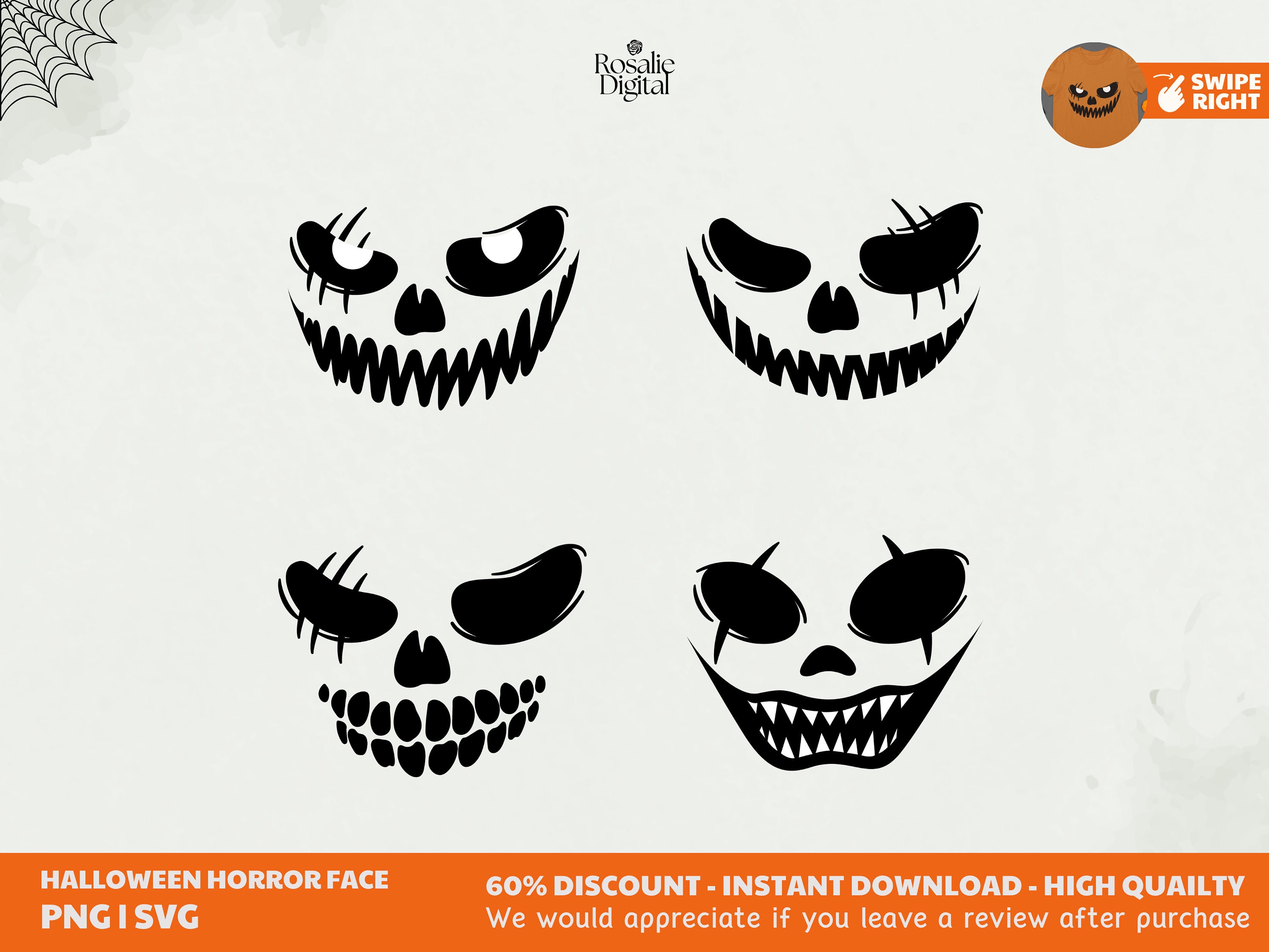 Download A Creepy Face With A Scary Face