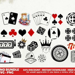 Vegas Casino Clip Art Bundle Graphic by Revidevi · Creative Fabrica