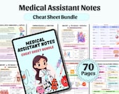 Medical Assistant Notes | Nursing Cheat Sheet | Medical Assistant Study Guide | Medical Notes | Nursing Notes | Digital Download