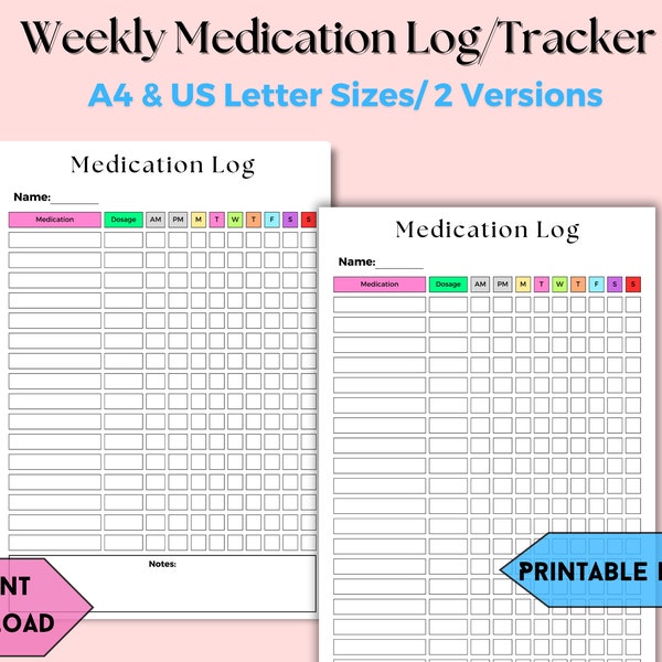 Medication Schedule Printables Etsy medication-schedule-printables-etsy