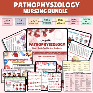 De complete verplegingsbundel pathofysiologie | Verpleegkundige schoolnotities | Pathofysiologie Flashcards | Studiegids