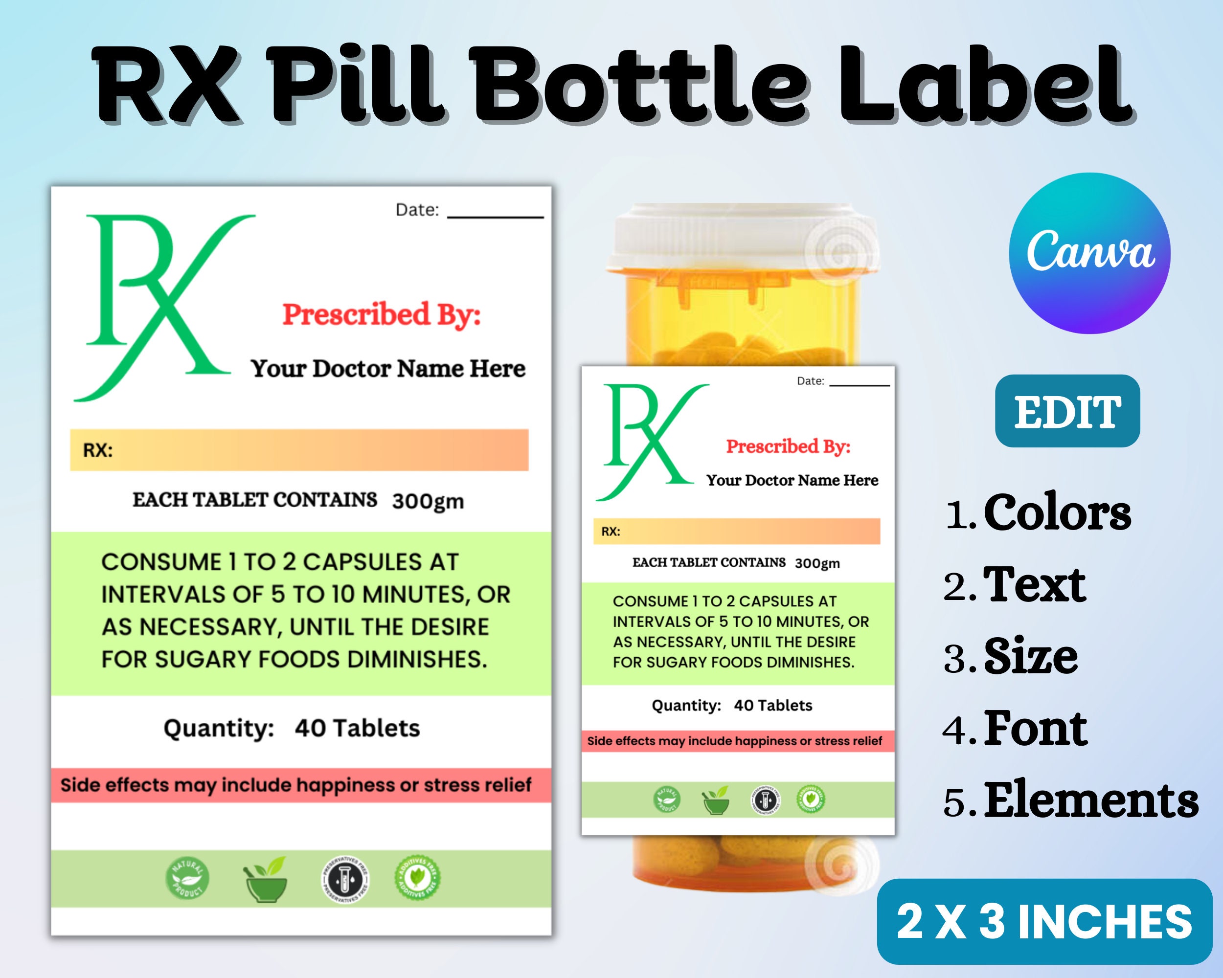 Blank Prescription Bottle Label Template Blank Prescription Bottle Label Template
