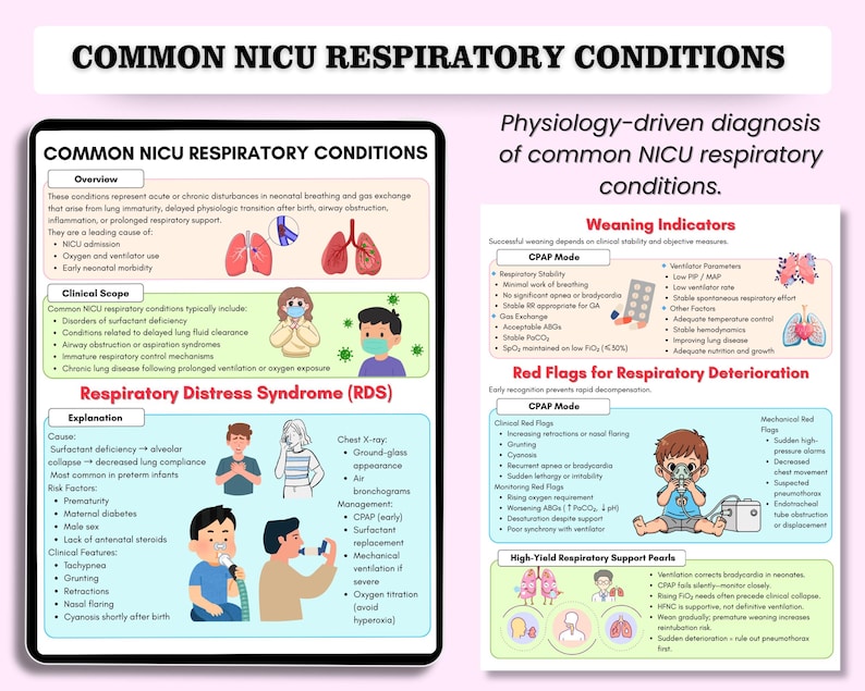 Nicu Code NICU Cheat Sheets | Neonatal ICU Nursing Quick Reference | 49 Pages ...