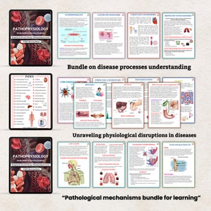 Pathophysiology Study Guide 200 Pages Bundle Pathophysiology Notes ...