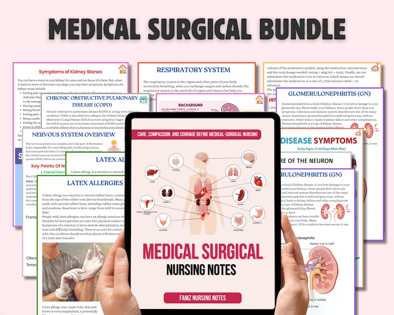 Mega Nursing School Bundle | Nursing Study Guide | Nursing Students ...