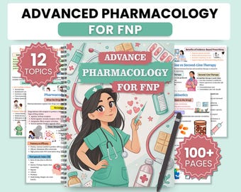 Advanced Pharmacology for FNP | Nurse Practitioner Pharmacology Study Guide | Nursing Notes | PDF