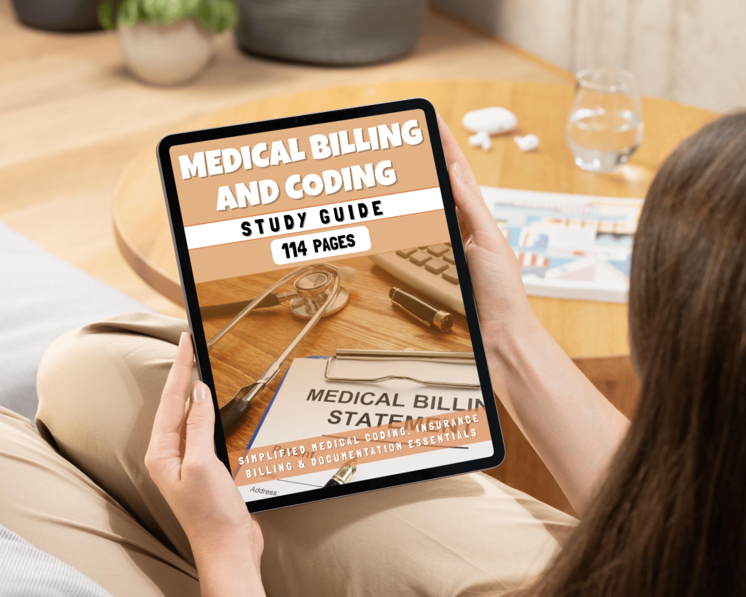 Medical Billing Coding Study Guide, ICD-10 CPT HCPCS Training, Coding ...