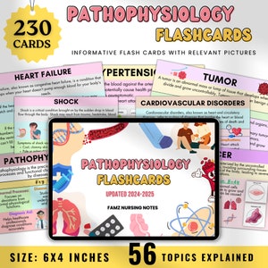 200+ pathofysiologie-flashcards | Pathofysiologie Verpleegkundige opmerkingen | Aantekeningen studie pathologie | Verpleegkundige schoolnotities | FAMZ-verplegingsnotities