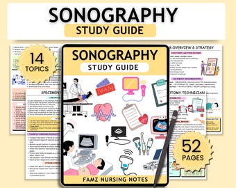 Sonography Study Guide | Ultrasound Notes | Echo Basics | Clinical Learning Guide |  | Diagnostic Imaging Notes | 2026