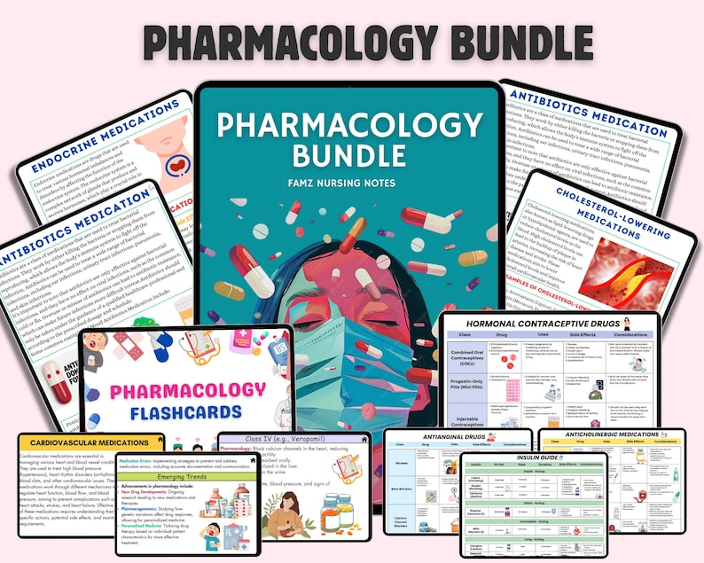 Mega Nursing School Bundle | Nursing Study Guide | Nursing Students ...