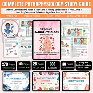 The Complete Pathophysiology Study Guide | Pathophysiology Notes | Nursing School Notes | Pathophysiology Flashcards | Nursing Study Guide