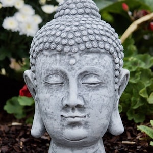 Steinfigur  Buddha Shiva Kopf