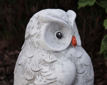 Steinfigur Eule Hedwig