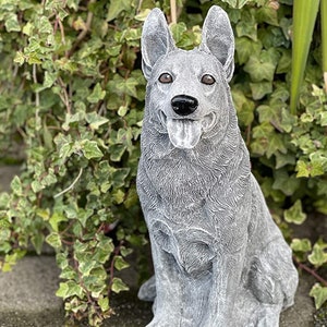 Steinfigur Hund Schäferhund groß