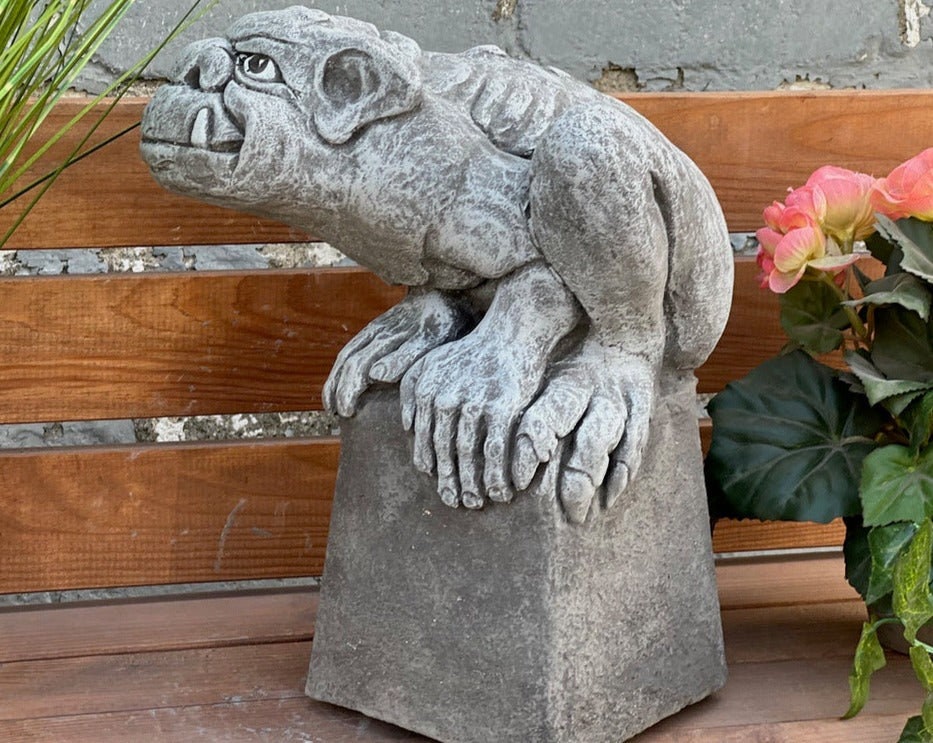 Scultura A Mano Stoneandstyle Figura In Pietra Gargoyle Edgar Pietra Fusa Antigelo Gargoyle In Pietra Scultura A Mano Stoneandstyle Figura In Pietra Gargoyle Edgar Pietra Fusa Antigelo Gargoyle In Pietra