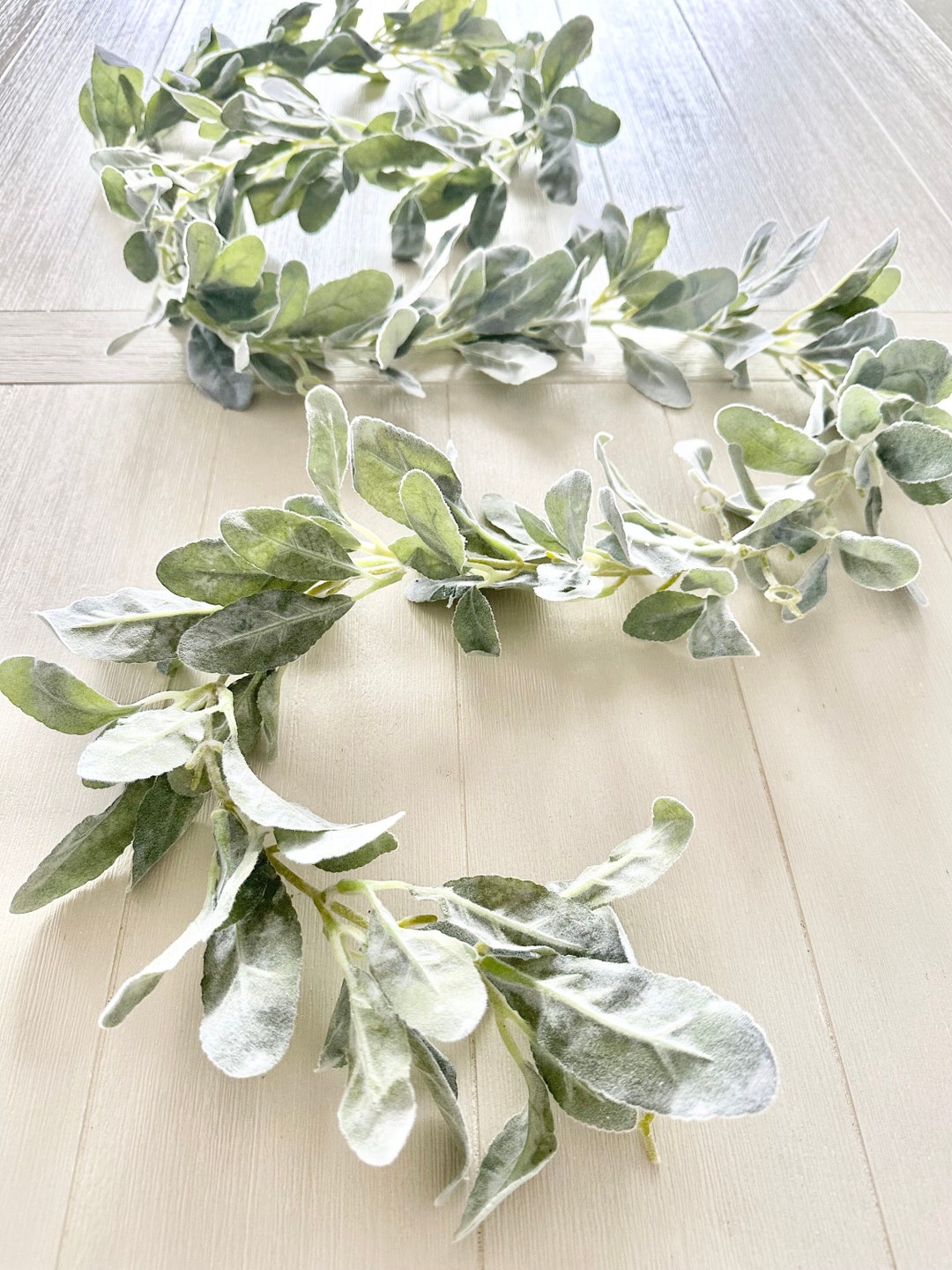 Lambs Ear Garland, Garlands, Farmhouse Decor Etsy