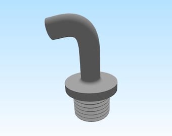 Buse de pompe - 90 degrés pour petites pompes immergées