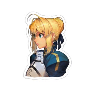 Fate Stay Night Saber Artoria Pendragon Autocollant étanche • Autocollant de voiture en vinyle Anime