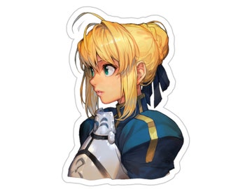 Fate Stay Night Saber Artoria Pendragon Wasserdichter Aufkleber • Anime Vinyl Auto Aufkleber