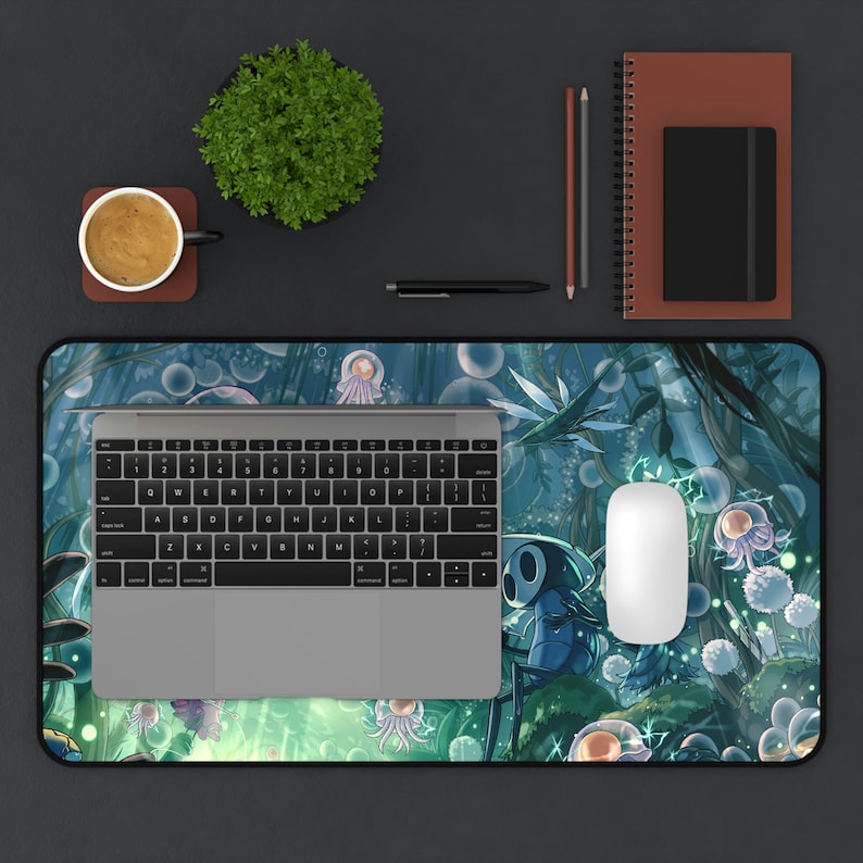 Hornet Quirrel and Hollow Knight Gaming Desk Mat • Gamer Mousepad • Non Slip Playmat image 2