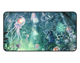 Hornet Quirrel and Hollow Knight Gaming Desk Mat • Gamer Mousepad • Non Slip Playmat