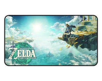 Tears of the Kingdom Desk Mat • The Legend of Zelda XXL Gaming Mousepad • Nonslip Card Playmat