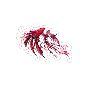 Phoenix Final Fantasy 16 Waterproof Sticker • Premium FF XVI Gaming Vinyl Car Decal