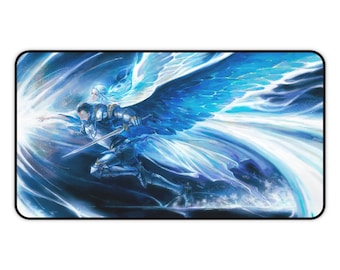 Paladin Adventurer And Venat Final Fantasy 14 Mousepad • MMORPG Gaming Desk Mat
