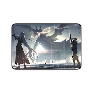 FF7 Cloud And Sephiroth Teammates Mousepad • RPG Final Fantasy 7 Gaming Desk Mat