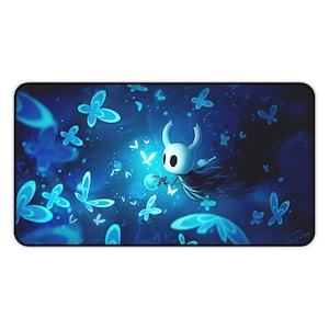 Hollow Knight Butterflies Gaming Desk Mat • Gamer Mousepad • Non Slip Playmat