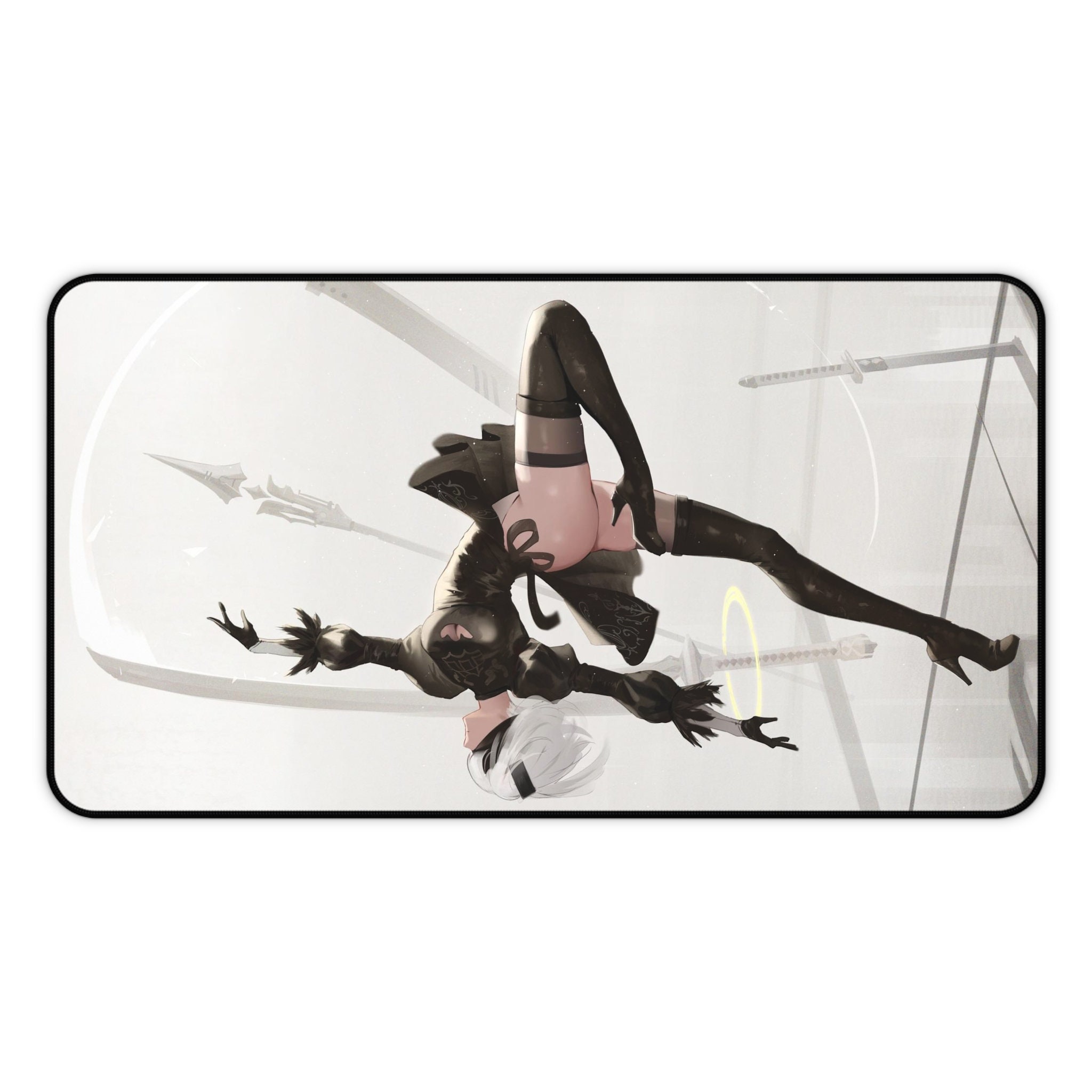 2B Nier Automata Sexy Figure Desk Mat • XXL Gaming Mousepad • Nonslip Card Playmat