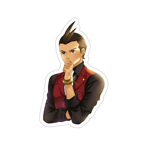 Ace Attorney Apollo Justice Peeker Waterproof Sticker • Gaming Vinyl Car Decal