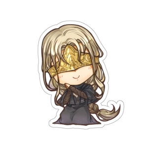Chibi Fire Keeper Dark Souls Waterproof Sticker • Weatherproof Vinyl Car Decal